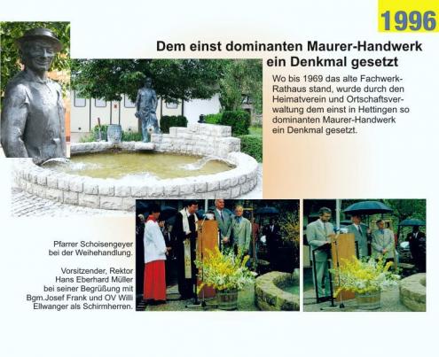 Einweihung Maurerbrunnen