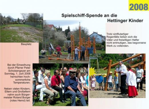 Spende Spielschiff